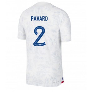 Frankrike Benjamin Pavard #2 Bortatröja VM 2022 Kortärmad